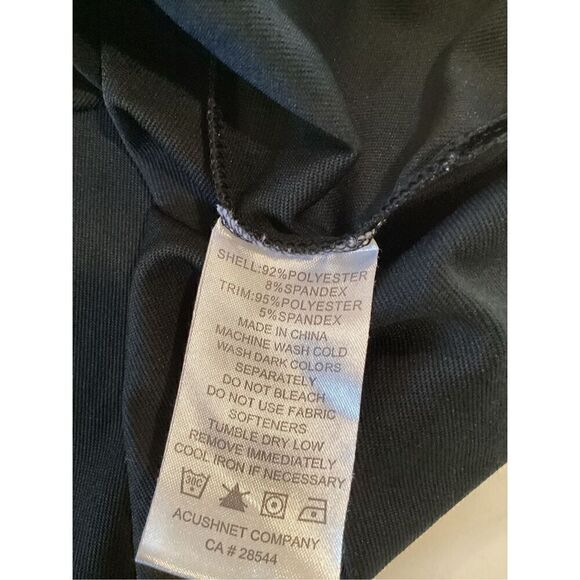 FootJoy FJ Mock Neck Black Pullover Golf Sz L Stretch Base Layer - Picture 6 of 7